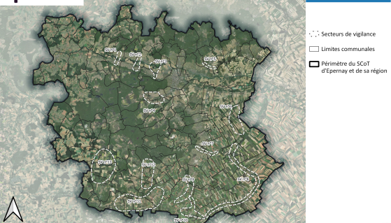 carte globale secteur de vigilance