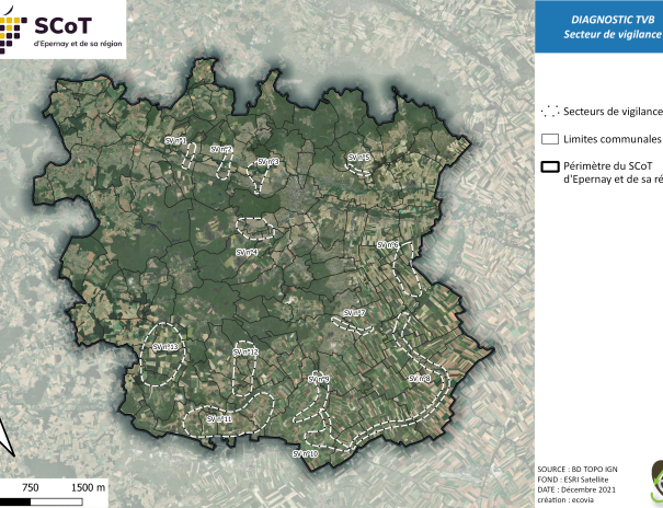 carte globale secteur de vigilance
